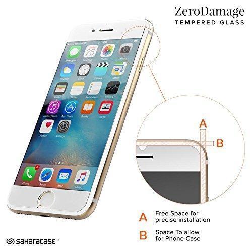 ZeroDamage Glass Screen Protector Kit - iPhone 8/7/6 - Sahara Case LLC
