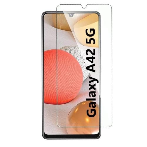 ZeroDamage Tempered Glass Screen Protector for Samsung Galaxy A42 5G (2021) - Clear - Sahara Case LLC
