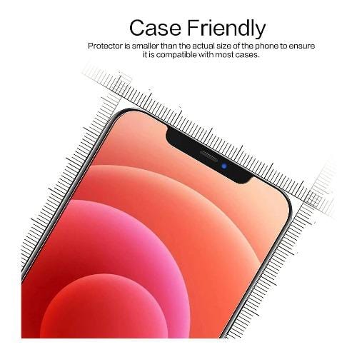 ZeroDamage - Tempered Glass Screen Protector - iPhone 12 & iPhone 12 Pro 6.1" - Sahara Case LLC