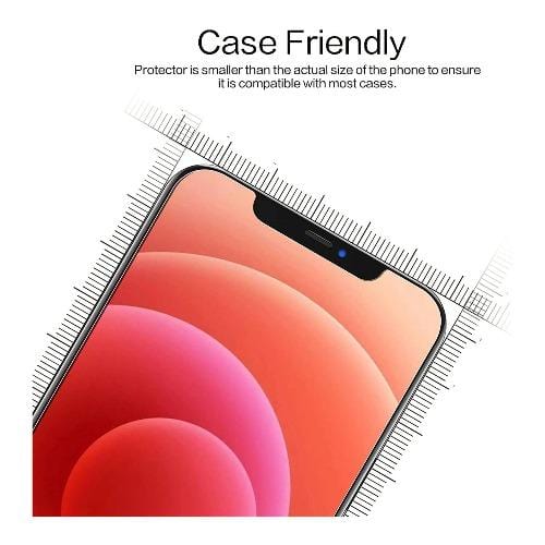 ZeroDamage - Tempered Glass Screen Protector - iPhone 12 Mini 5.4" - Sahara Case LLC