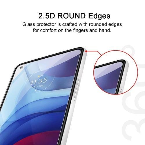 ZeroDamage - Ultra Strong+ HD Glass Screen Protector for Motorola Moto G Power (9th Gen) - Sahara Case LLC