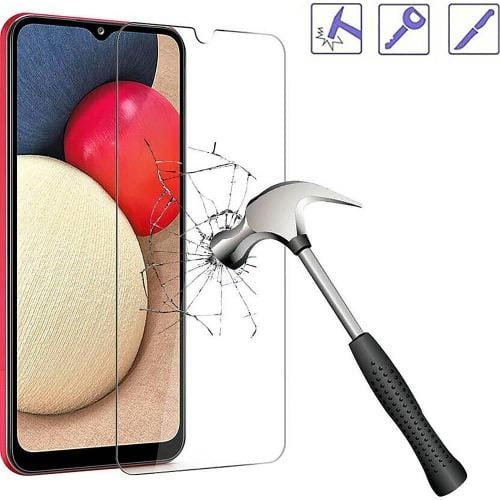 ZeroDamage Ultra Strong+ Tempered Glass Screen Protector for Samsung Galaxy A02 (2021) (2-Pack) - Clear - Sahara Case LLC
